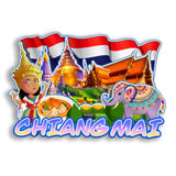 Refrigerator Magnet for Chiang Mai Thailand  2785