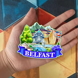 Refrigerator Magnet for Belfast UK  1453