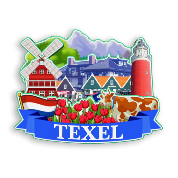 Refrigerator Magnet for Texel Netherlands  1997