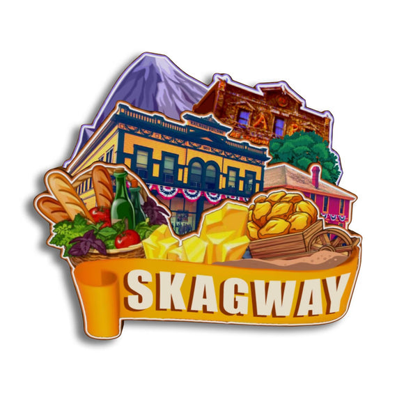 Магнит на холодильник для Skagway Alaska USA 153