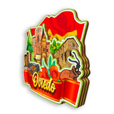 Kühlschrankmagnet für Oviedo, Spanien 1407