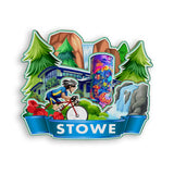 Refrigerator Magnet for Stowe Vermont USA  877