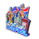 Refrigerator Magnet for Liverpool UK  1452