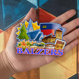 Refrigerator Magnet for Balzers Liechtenstein  2501