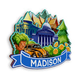 Refrigerator Magnet for Madison Wisconsin USA  913