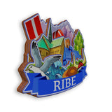 Refrigerator Magnet for Ribe Denmark  2073