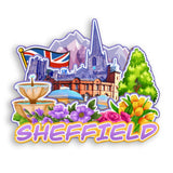 Refrigerator Magnet for Sheffield UK  1478