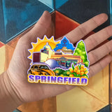 Refrigerator Magnet for Springfield Massachusetts USA  982