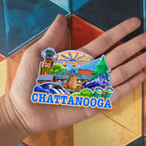 Refrigerator Magnet for Chattanooga Tennessee USA  1158