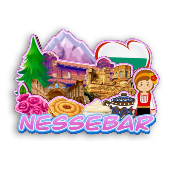 Refrigerator Magnet for Nessebar Bulgaria  2445