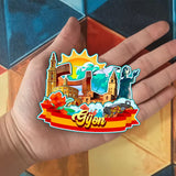 Kühlschrankmagnet für Gijon, Spanien 1406