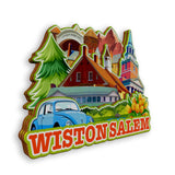 Refrigerator Magnet for Winston-Salem North Carolina USA  1096
