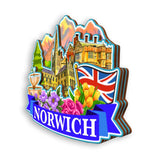 Refrigerator Magnet for Norwich UK  1463
