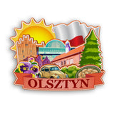 Refrigerator Magnet for Olsztyn Poland  2131