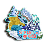 Kühlschrankmagnet für Steamboat Springs Colorado USA 269