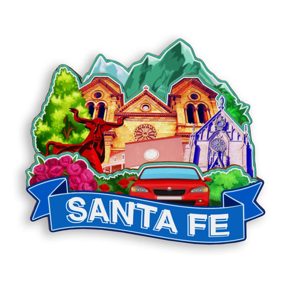 Refrigerator Magnet for Santa Fe New Mexico USA  1060