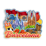 Refrigerator Magnet for Barcelona Spain  1378