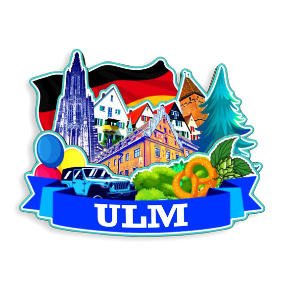 Refrigerator Magnet for Ulm Germany  1245