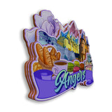 Refrigerator Magnet for Angers France  2588