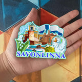 Refrigerator Magnet for Savonlinna Finland  2341