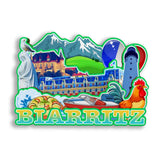 Refrigerator Magnet for Biarrizt France  2615