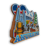 Refrigerator Magnet for Akureyri Iceland  2248