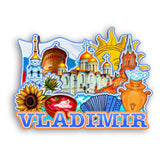 Refrigerator Magnet for Vladimir Russia  2549