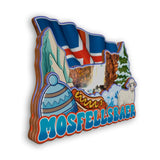 Refrigerator Magnet for Mostellsbaer Iceland  2262