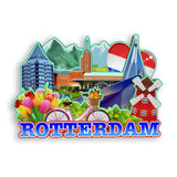 Refrigerator Magnet for Rotterdam Netherlands  1972
