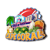 Магнит на холодильник для Cape Coral Florida USA 176