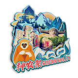 Kühlschrankmagnet für Shennongjia, Hubei, China 589