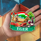 Refrigerator Magnet for Eger Hungary  2140