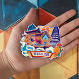 Refrigerator Magnet for Baoji, Shaanxi, China  768