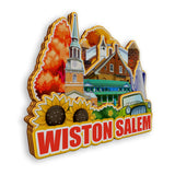 Refrigerator Magnet for Winston-Salem North Carolina USA  1095