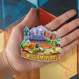 Refrigerator Magnet for Williamsburg Virginia USA  896