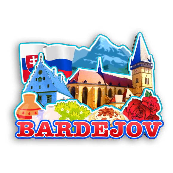 Refrigerator Magnet for Bardejov Slovakia  2382
