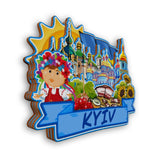 Refrigerator Magnet for Kyiv Ukraine  2390