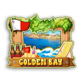 Refrigerator Magnet for Golden Bay Malta  2307