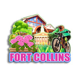 Kühlschrankmagnet für Fort Collins Colorado USA 274