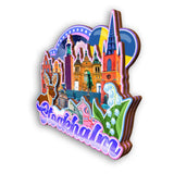 Kühlschrankmagnet für Stockhalm Schweden 2160