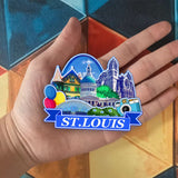 Refrigerator Magnet for St.Louis Missouri USA  1018