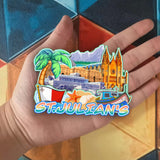 Refrigerator Magnet for St.Julian's Malta  2297