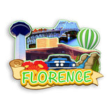 Kühlschrankmagnet für Florence Alabama USA 350
