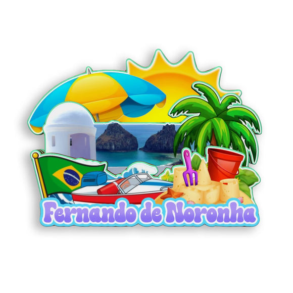 Refrigerator Magnet for Fernando de Noronha Brazil  1923