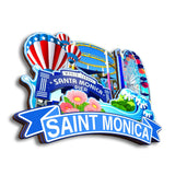 Refrigerator Magnet for Santa Monica California USA  247