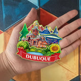 Kühlschrankmagnet für Dubuque Iowa USA 946