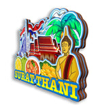 Refrigerator Magnet for Surat Thani Thailand  2811