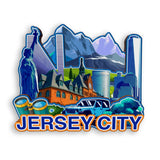 Refrigerator Magnet for Jersey City New Jersey USA  1053