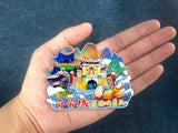 Refrigerator Magnet for Baidicheng and Qutang Gorge Scenic Area, Chongqing, China  12