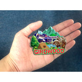 Магнит на холодильник Girdwood Alaska USA 165
